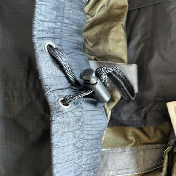 Vintage The North Face Rain Pants Men’s Large Black Waterproof Nylon Ripstop - Picture 10 of 16
